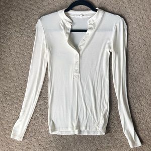Joah Brown off white Henley S/M